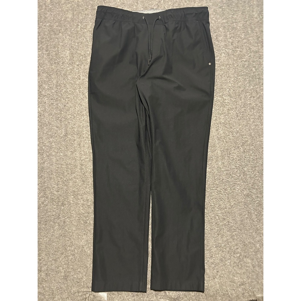 Vuori Meta Pants joggers Mens XL black Elastic Waist Athletic Stretch Gym V463